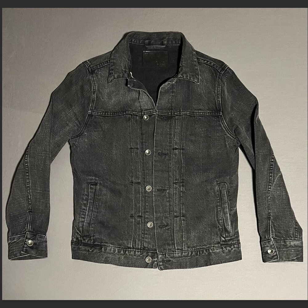 Taylor Stitch - The Dispatch Denim Jacket in Black 3-Month Wash Selvage